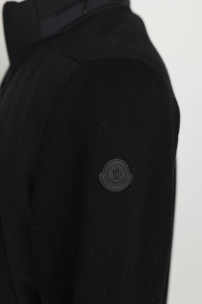 Down Filled Sweater Jacket-Black