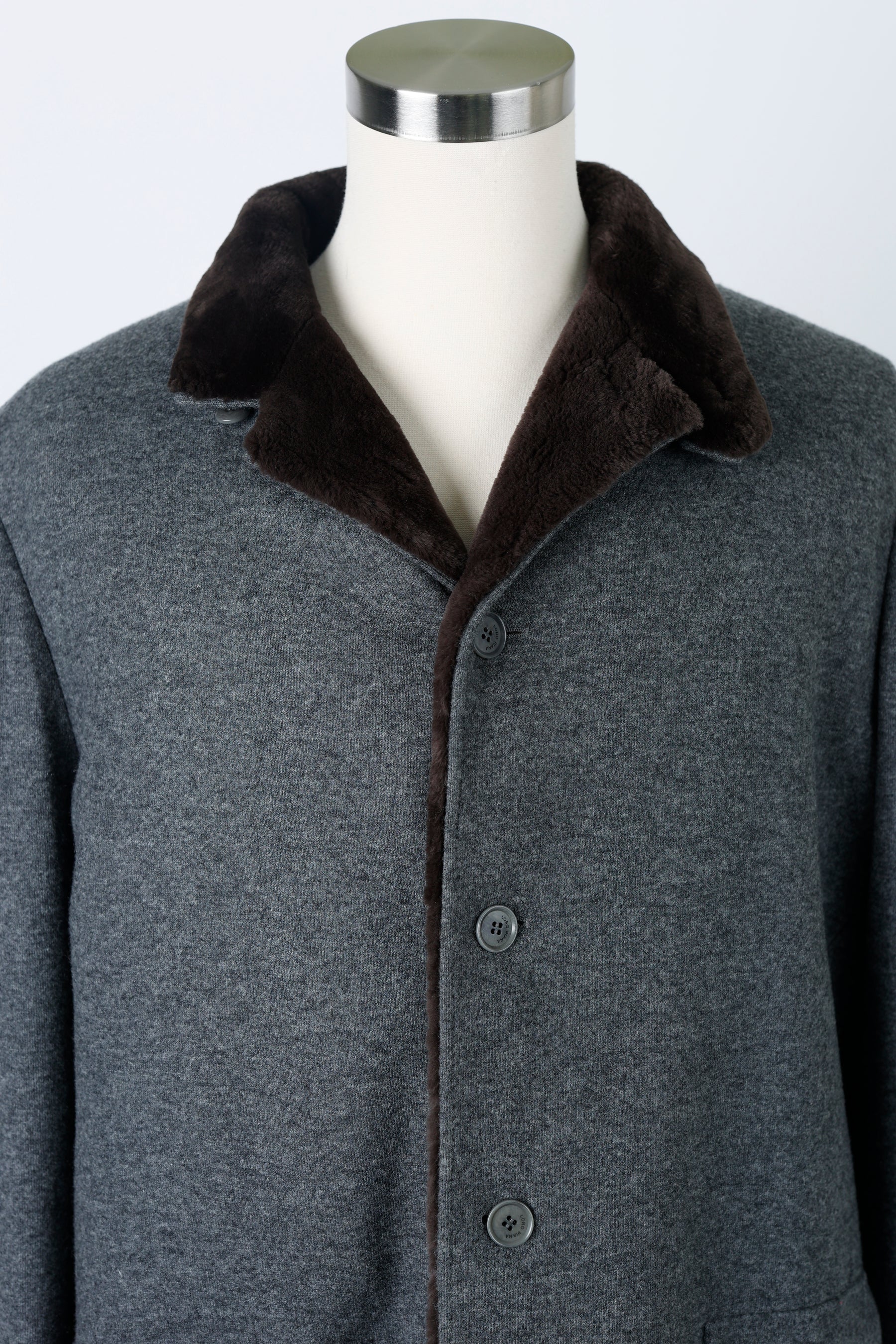 Fur Lined Cashmere Dress Coat