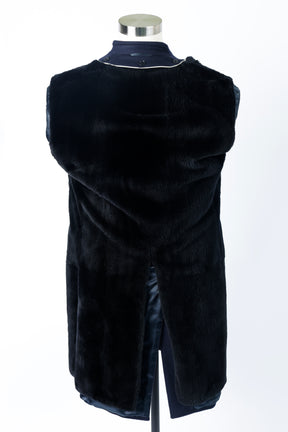 Fur Lined Cashmere Dress Coat