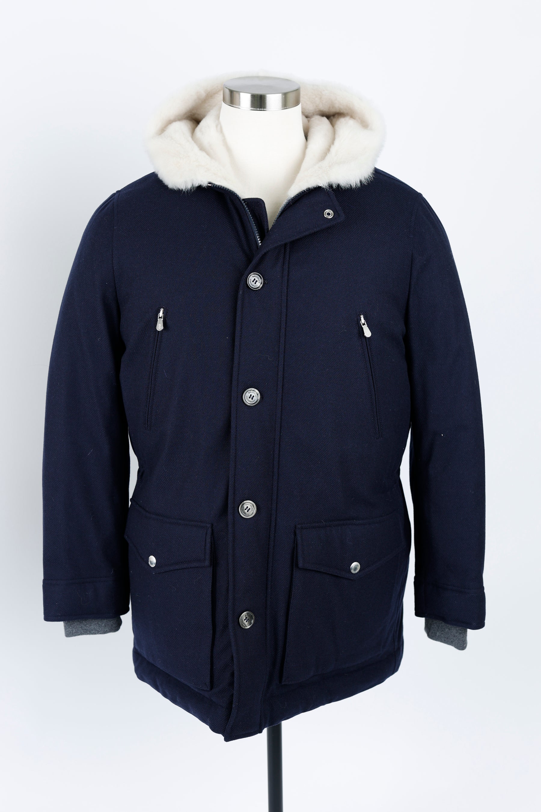 Cashmere Blend Down Filled Parka