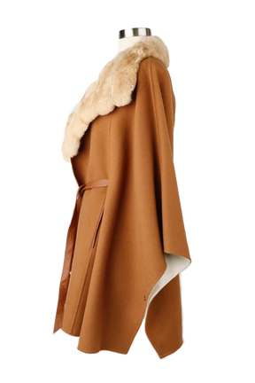 Vicuna Wrap W/ Chinchilla Trim