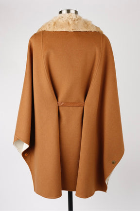 Vicuna Wrap W/ Chinchilla Trim