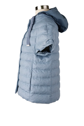 Silk/Cashmere Puffer Vest