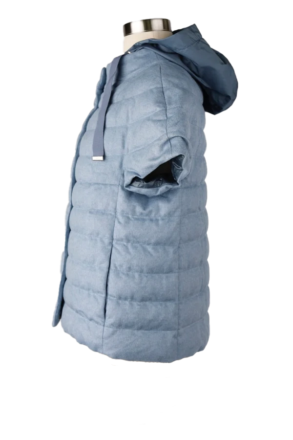 Silk/Cashmere Puffer Vest