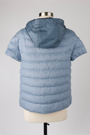 Silk/Cashmere Puffer Vest