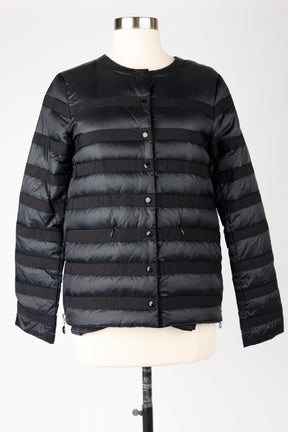 Yumako Striped Lightweight Down Jacket