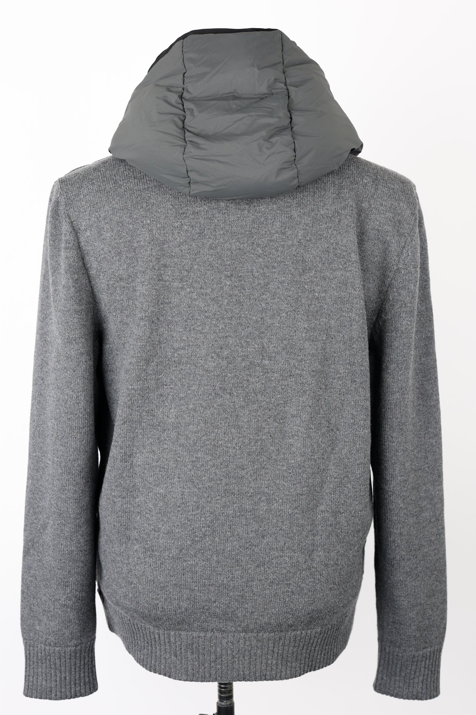 Short Hooded Sweater Jacket