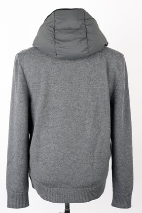 Short Hooded Sweater Jacket