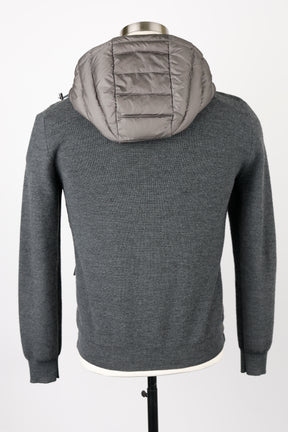 Short Hooded Sweater Jacket