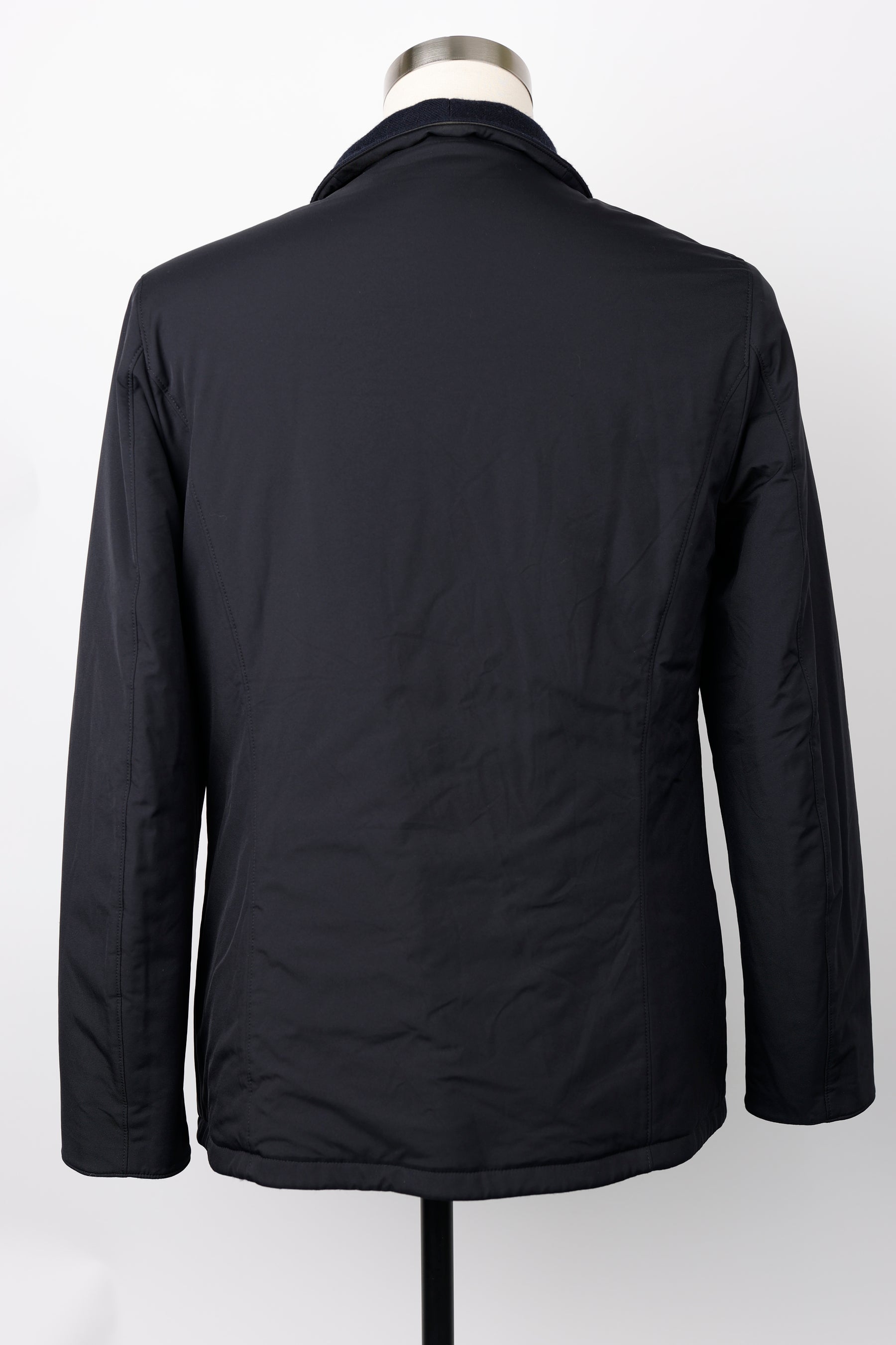 Short Reversible Cashmere/Poly Jacket