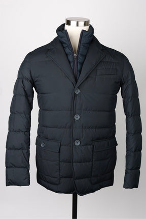 Short Puffer With Insert Jacket