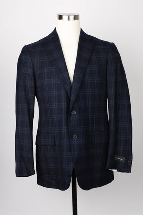 Plaid Cashmere Blend Sport Coat