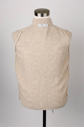 Wool-Cashmere Zip Up Sweater