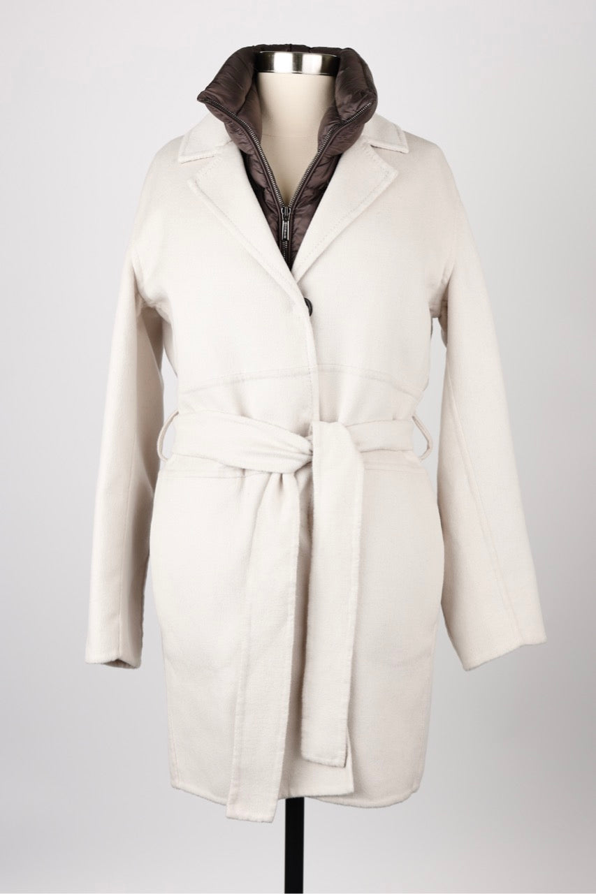 Cashmere Blend Trench Coat W/ Removable Insert