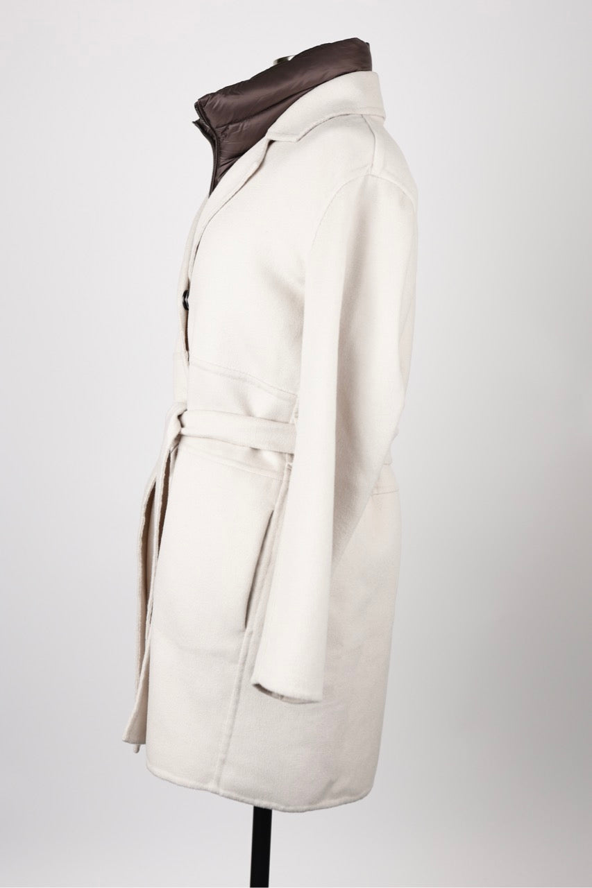 Cashmere Blend Trench Coat W/ Removable Insert