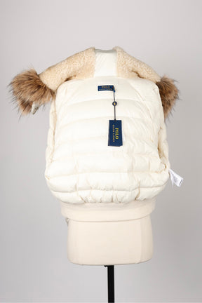 Bomber Jacket With Fur Hood