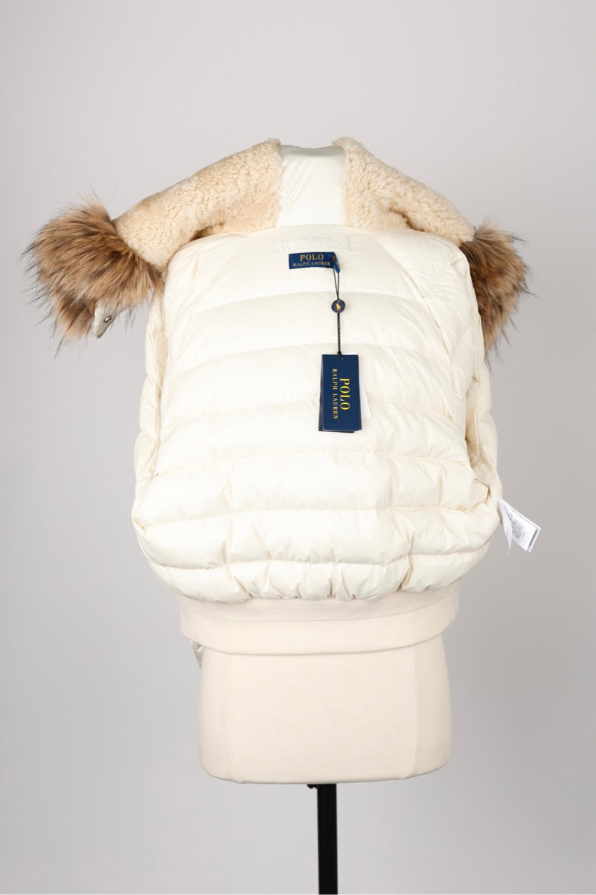 Bomber Jacket With Fur Hood