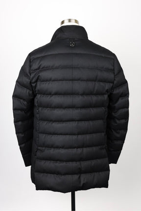 Wool Puffer Jacket With Removable Lining