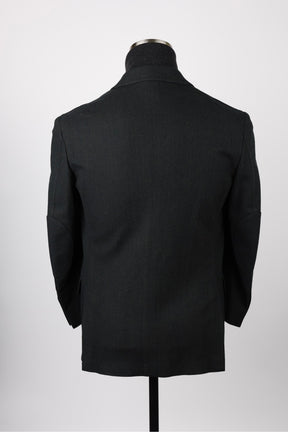 Wool/Cashmere Herringbone Sport Coat w/ Removable Insert