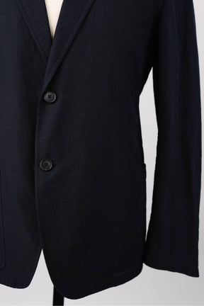 Cotton-Silk Striped Lightweight Sports Coat