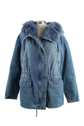 Fur Lined Denim Jacket