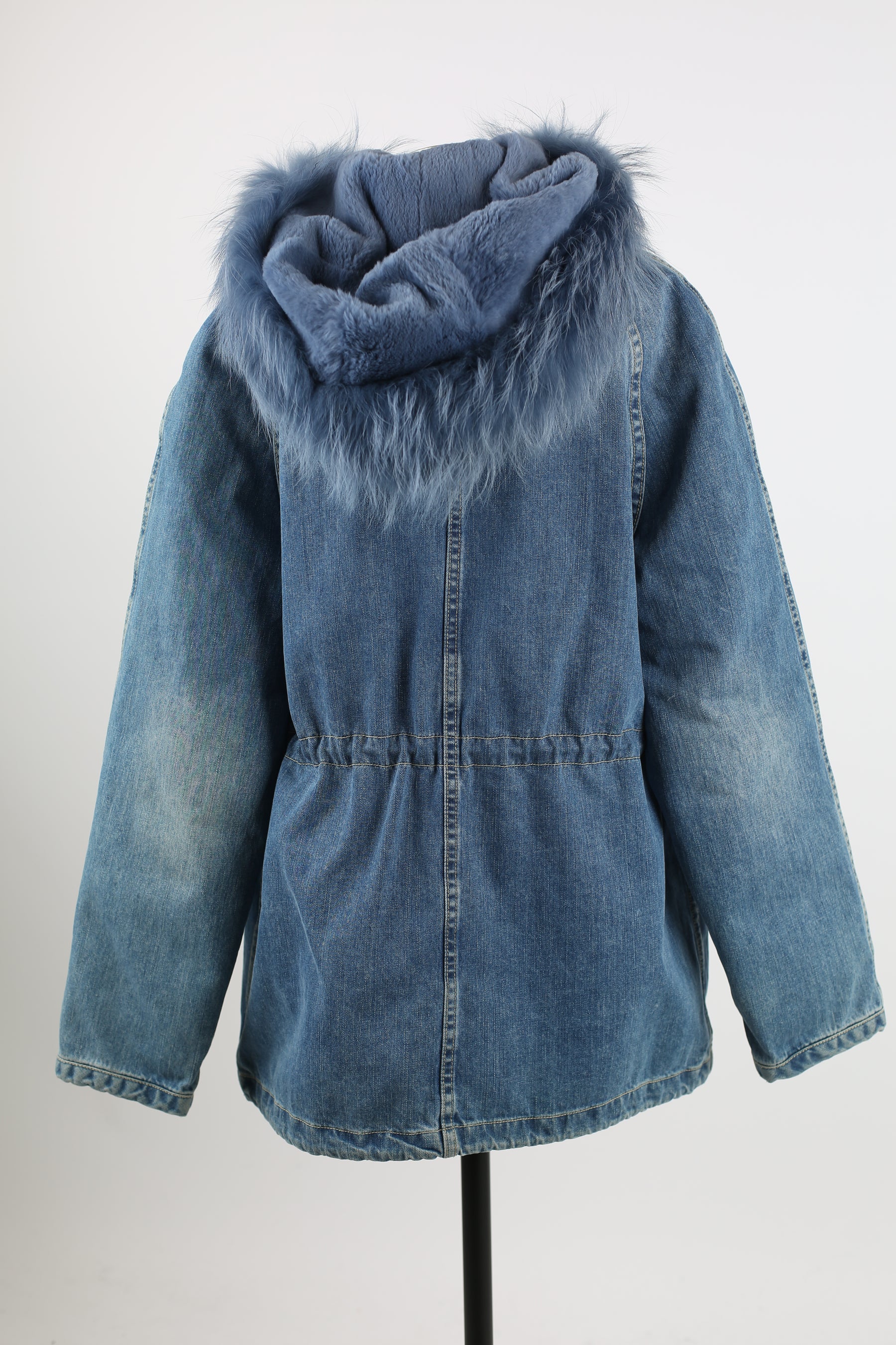 Fur Lined Denim Jacket