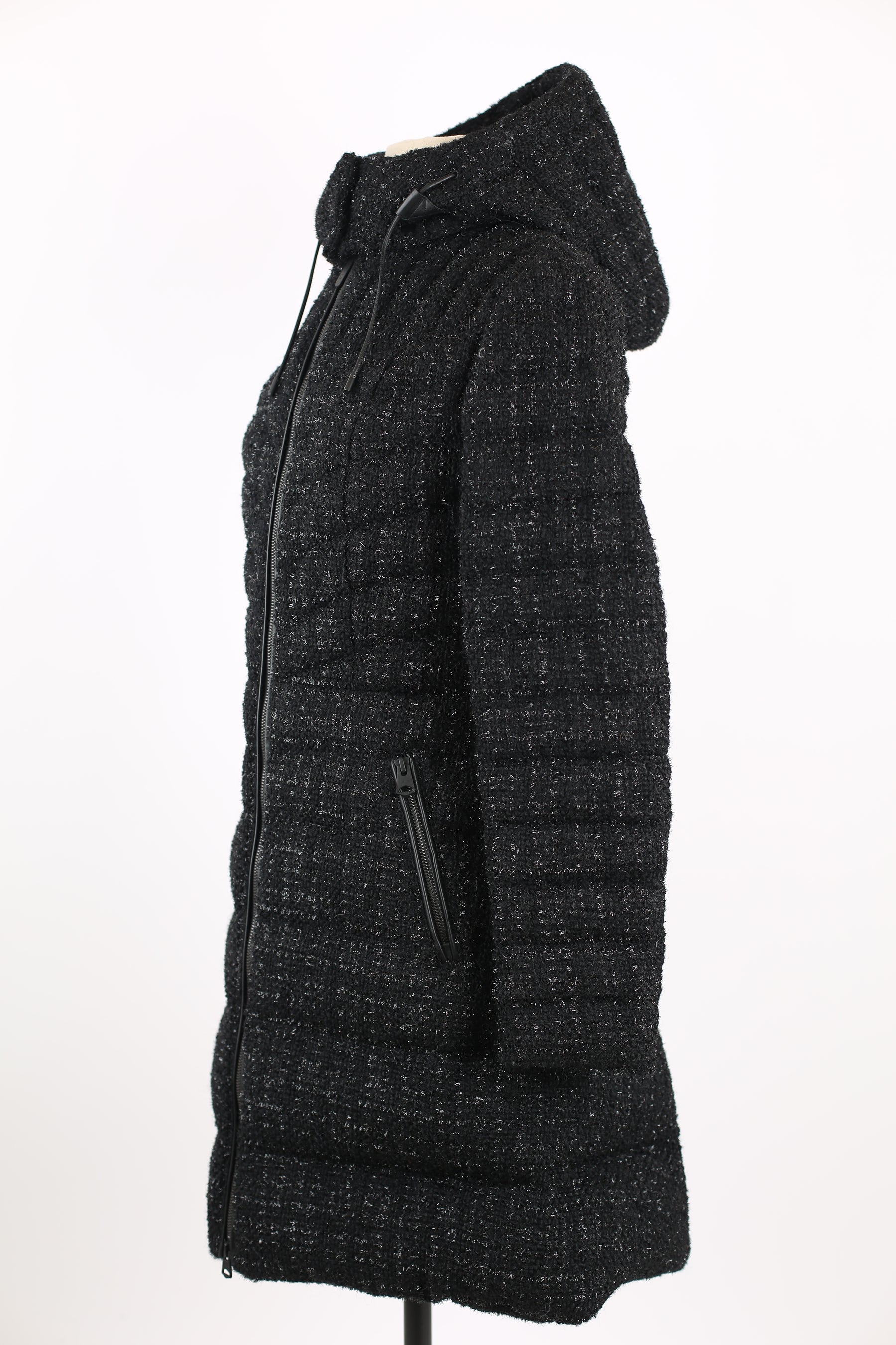 Lara Tweed Down Parka