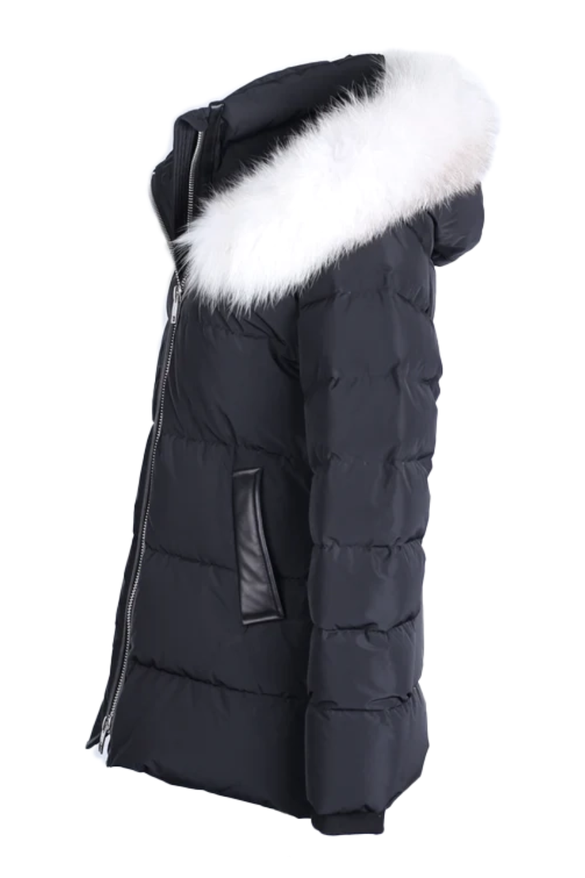 Down Fur Collar Puffer Jacket