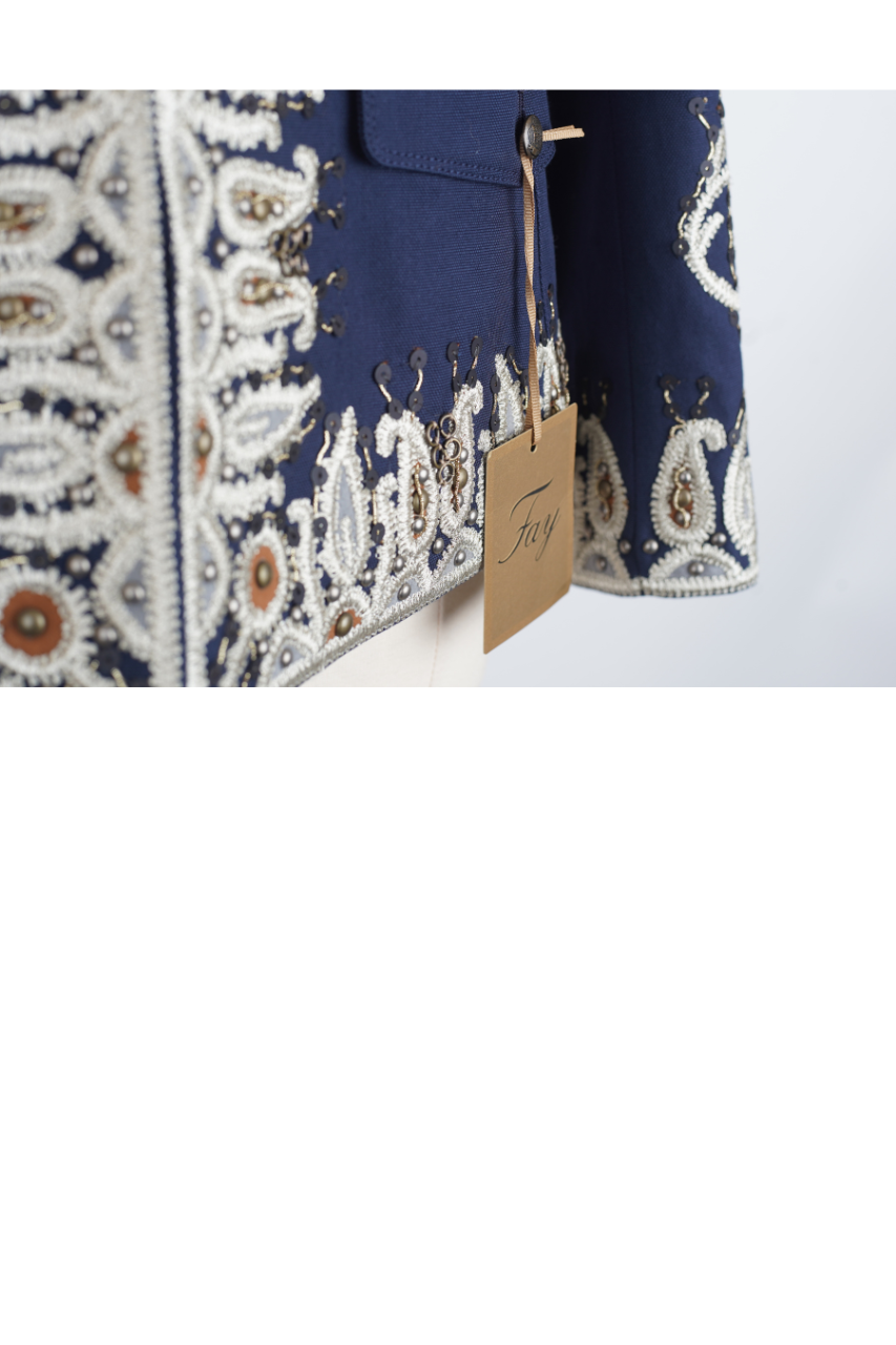 Paisley Embroidered Coat Jacket