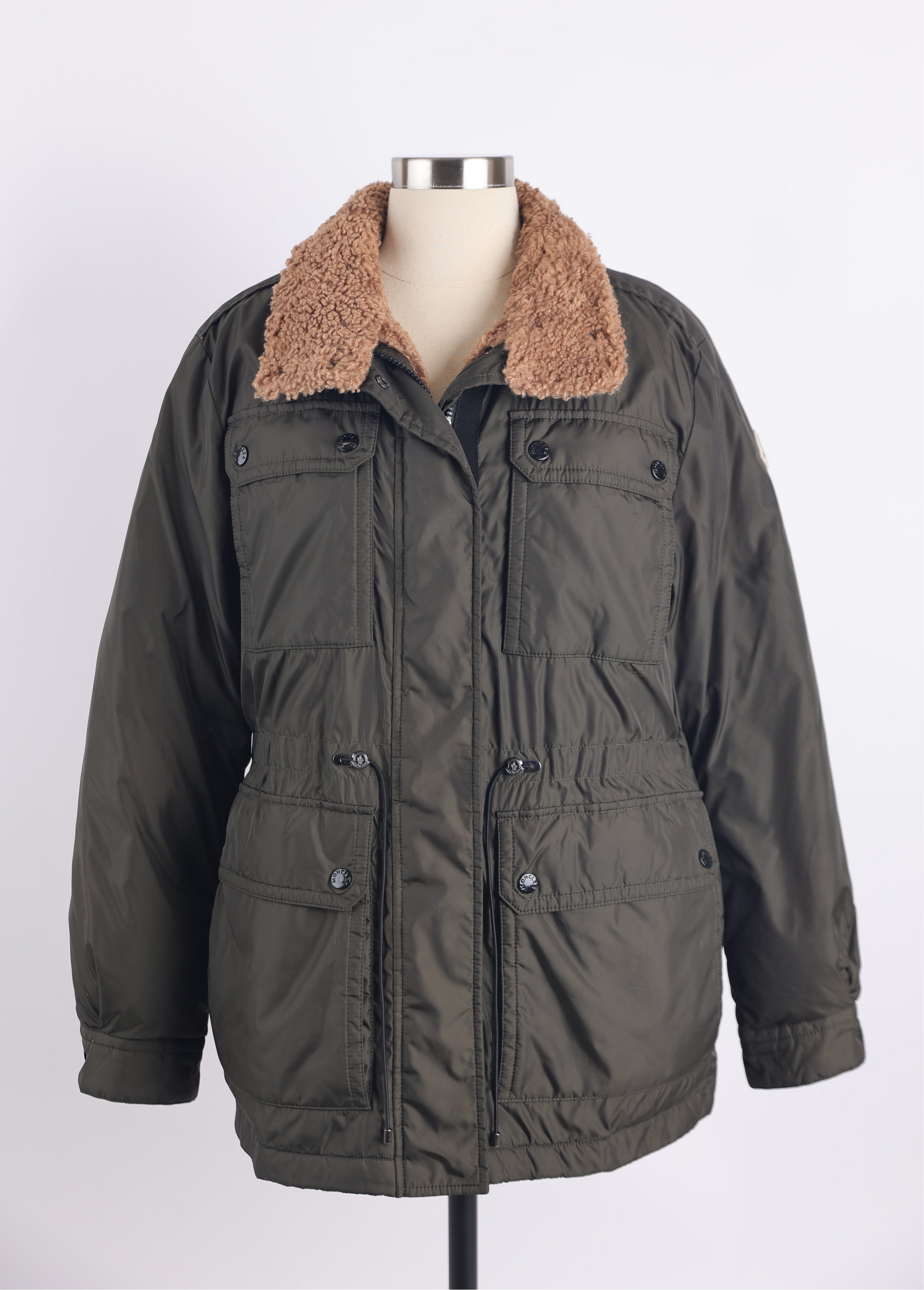 Brutet Down Parka W/ Shearling Trim