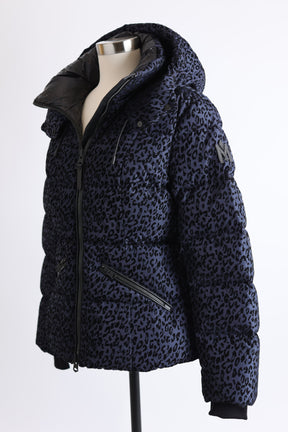 Madalyn Leopard Print Down Puffer Jacket