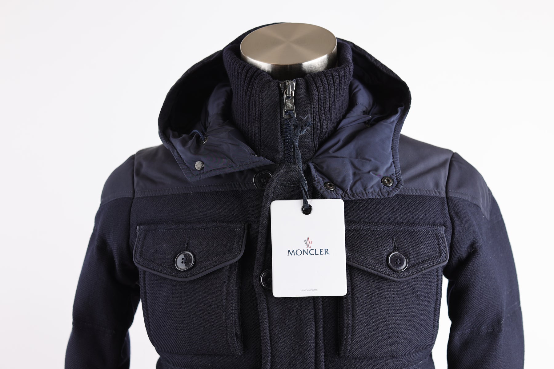 Wool Down Filled Puffer Jacket