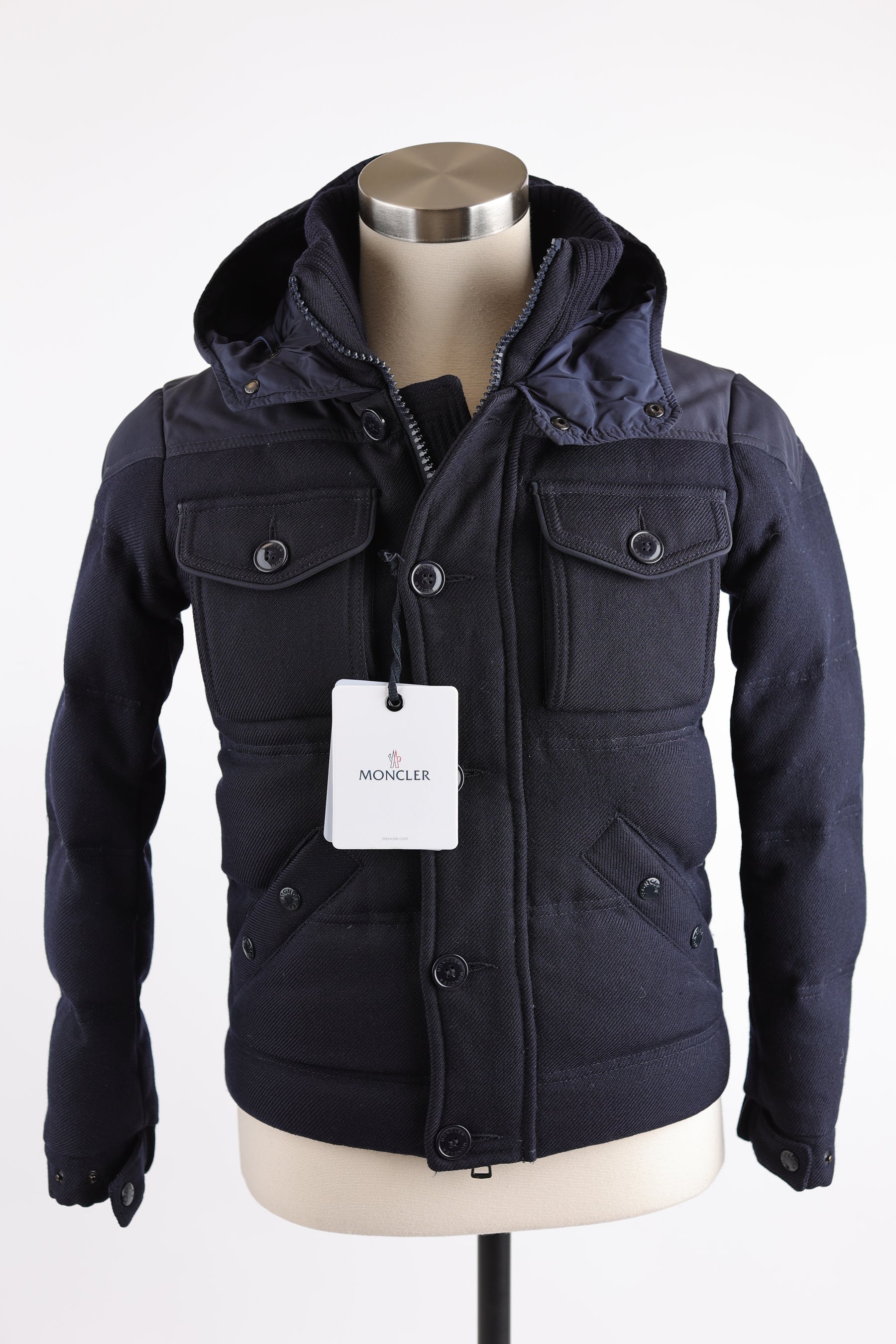 Wool Down Filled Puffer Jacket