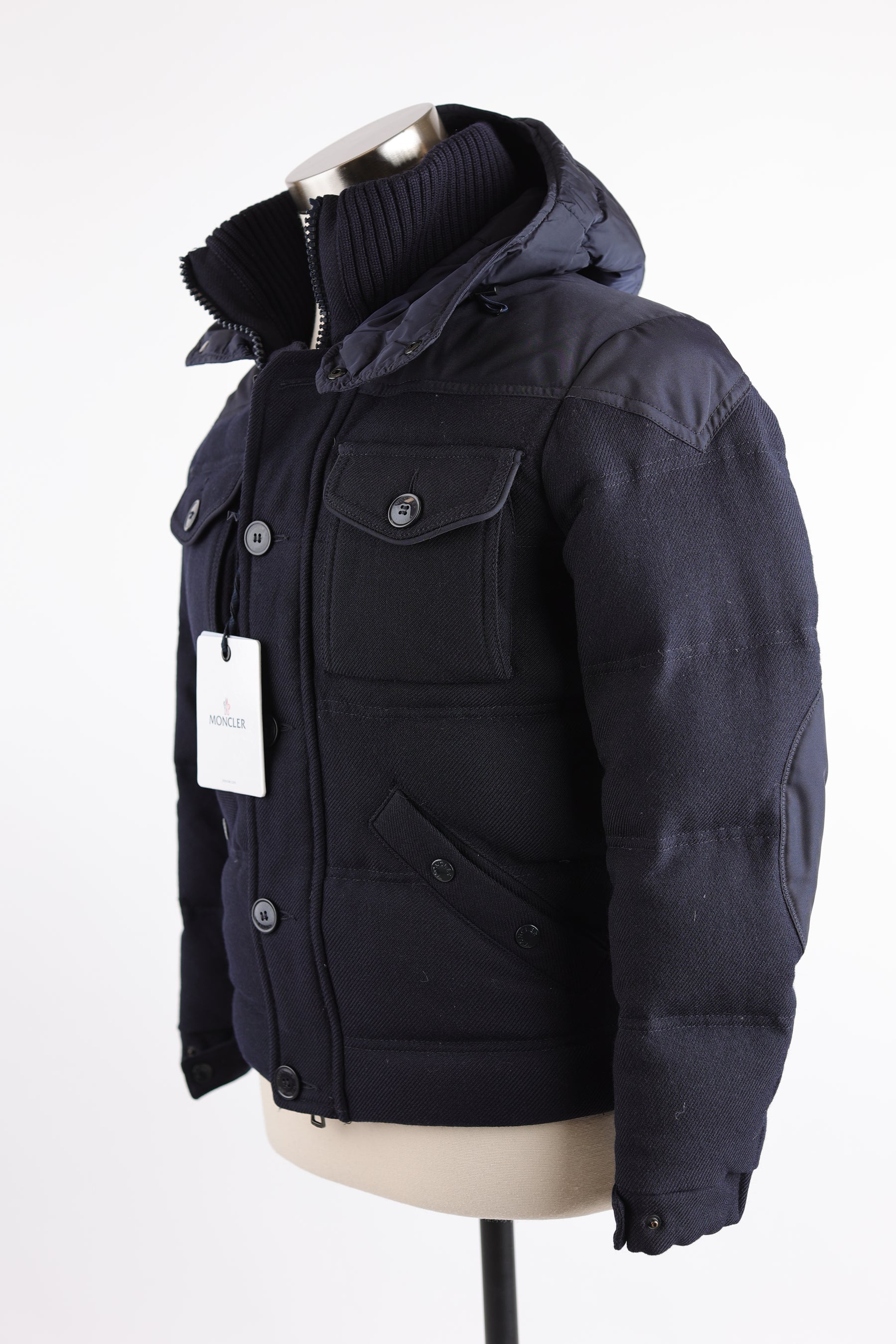 Wool Down Filled Puffer Jacket