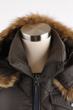 Down Filled Puffer Jacket W/ Fur Trim