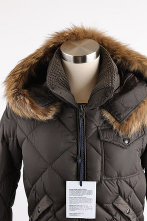 Down Filled Puffer Jacket W/ Fur Trim