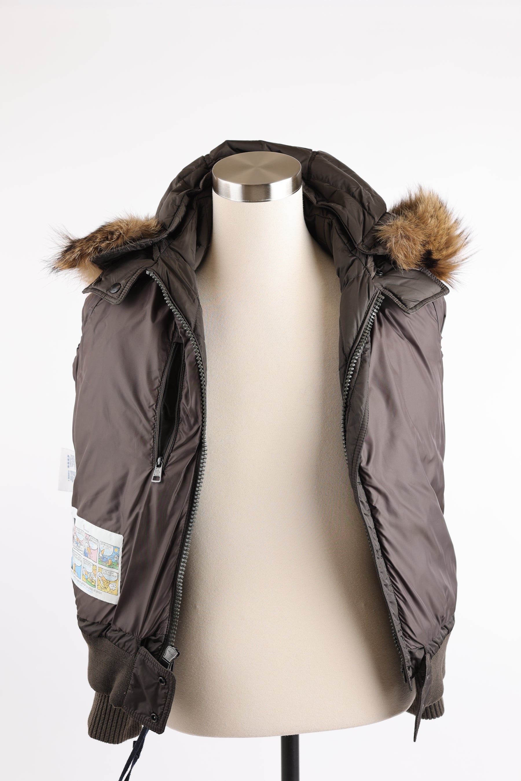 Down Filled Puffer Jacket W/ Fur Trim