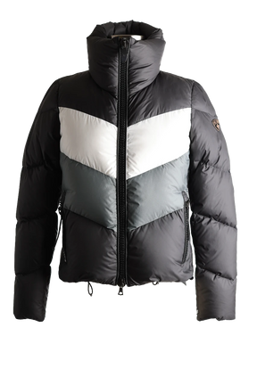 Color-Block Down Puffer Jacket