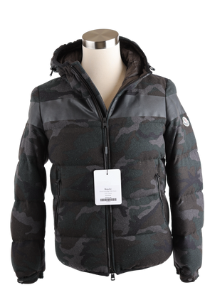 Down Camouflage Puffer Jacket