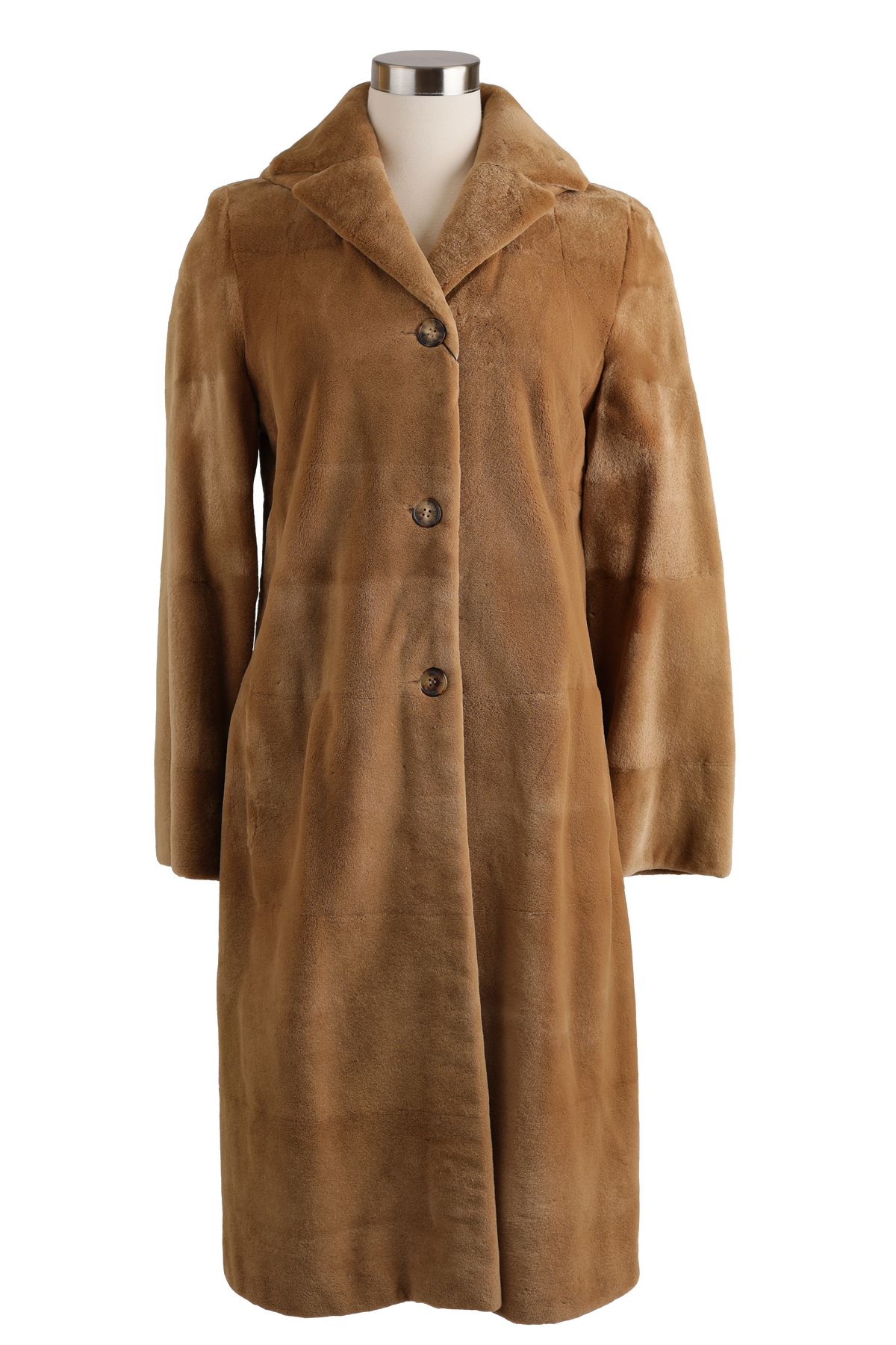 Sheared Mink Coat w/ Hood