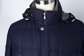 Cashmere Goose Down Puffer Coat