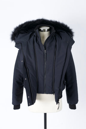 Down Puffer Jacket W/ Fur Trim