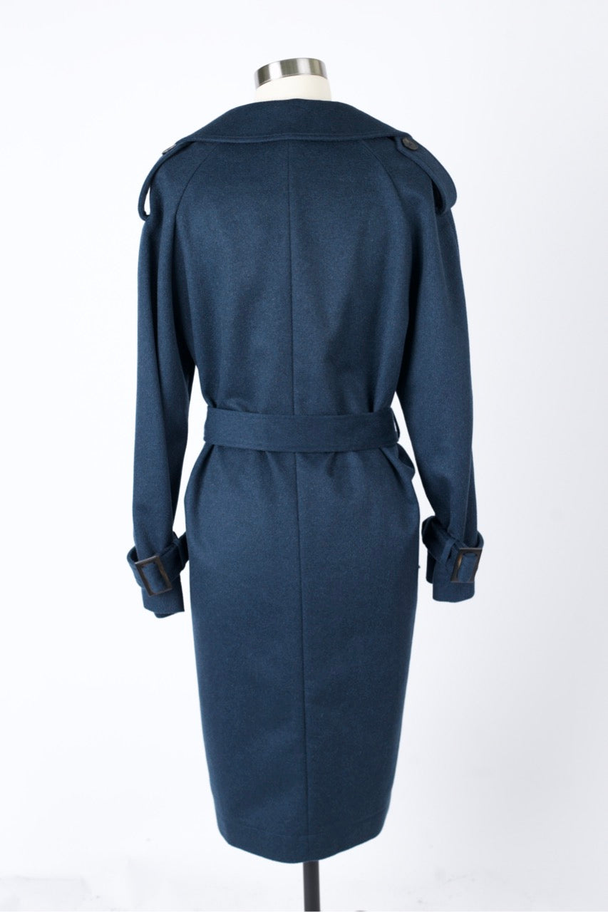 Cashmere Belted Wrap Coat