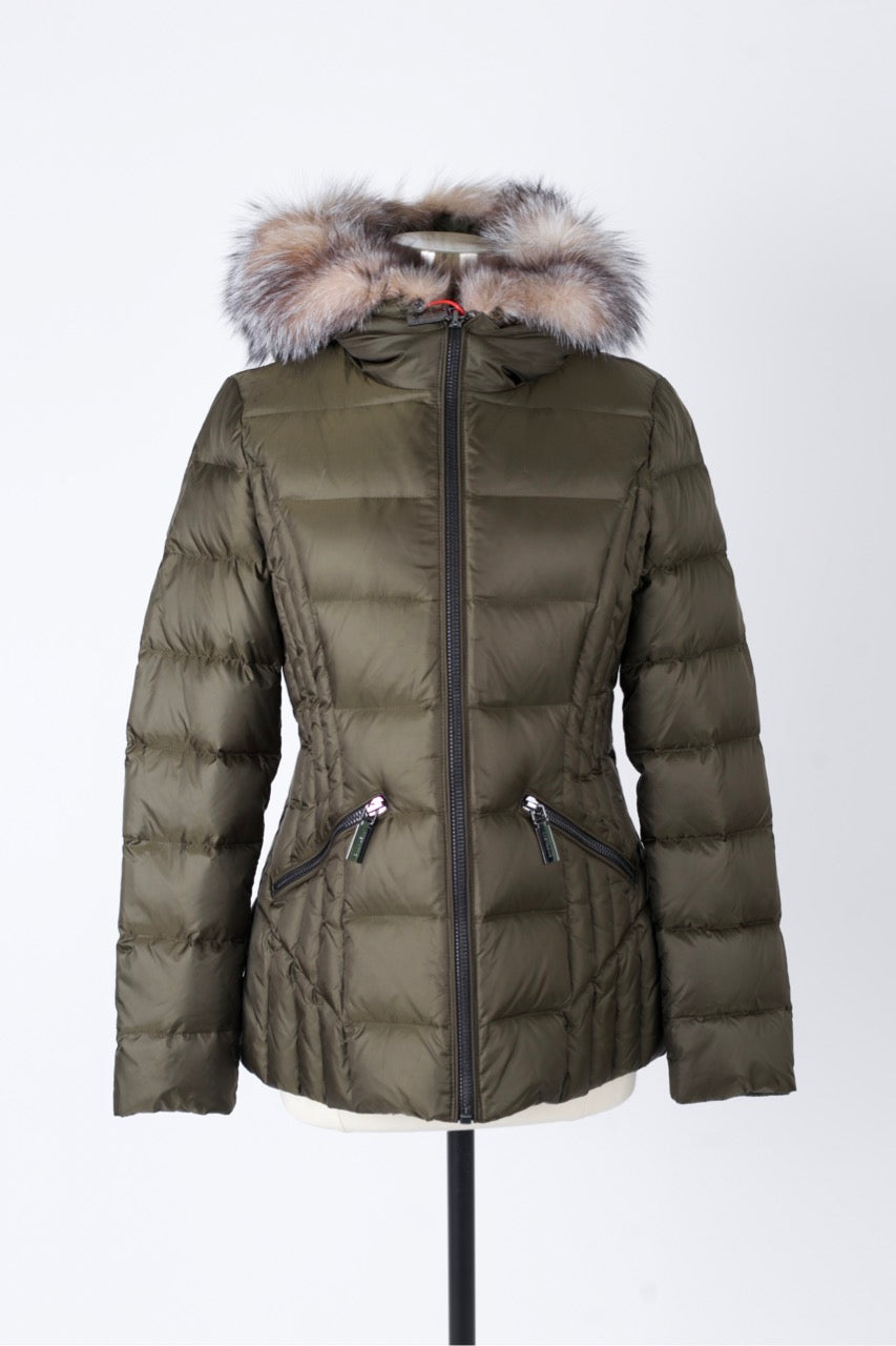 Down Puffer Jacket W/ Fur Hood