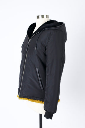 Reversible Fur Puffer Jacket