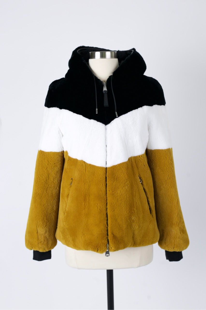 Reversible Fur Puffer Jacket