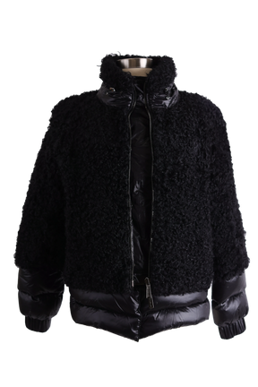 Cereme Reversible Shearling Puffer Jacket