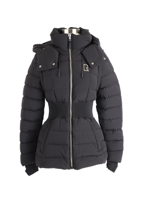 Juliette Synched Waist Down Puffer Jacket W/ Removable Sleeves