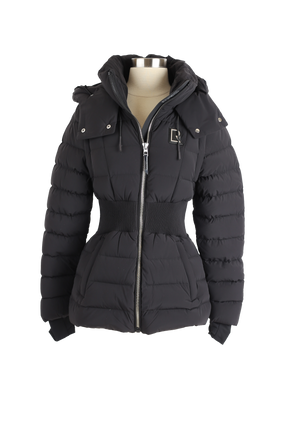 Juliette Synched Waist Down Puffer Jacket W/ Removable Sleeves