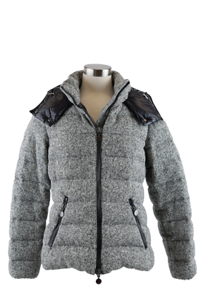 Astere Wool Quilted Down Puffer Jacket